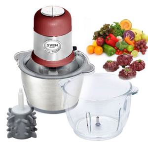 스벤 3500L 스텐 유리 다지기 3L 마늘 박피기 세트 스텐유리다지기 야채절단기 고기다지기 야채칼 멀티다지