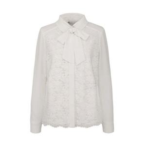 [샤트렌]시스루 레이스 리본 블라우스_HCCMBL103