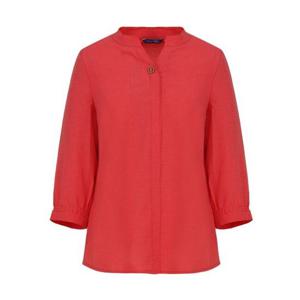 [올리비아하슬러]원버튼 V넥 카라 블라우스_OHCMBL901