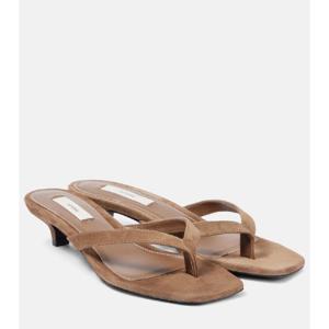 토템 스웨이드 통 샌들 P00990178