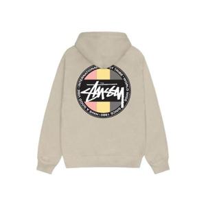 스투시 클래식 닷 후드 집업 카키 1974929