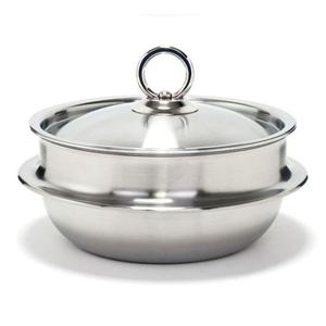 키친아트 가마솥 냄비 인덕션 스텐 뚝배기 통5중 18cm