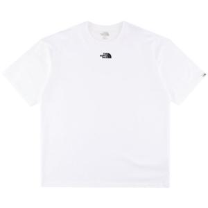 노스페이스화이트라벨 센터 로고 반팔 라운드티셔츠 NT7UR03K