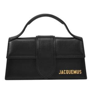 자크뮈스 르 밤비노 블랙 가죽 토트 백 BAW00006BC01C01 990 BL
