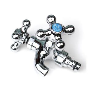 수도꼭지 양갈래 냉수 온수 두갈래 꼭지 교체 부속품 수도 수도꼭지 양갈래수도 세탁기수도 양갈래수도꼭지