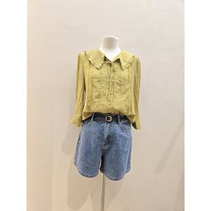 숲  (SB8LS33) 잔도트 프릴 7부소매 블라우스