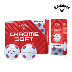 캘러웨이 크롬소프트 트루트랙 3피스 골프공 12구 태극