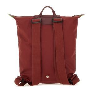 롱샴 레드 패브릭 백팩 10284 919P98