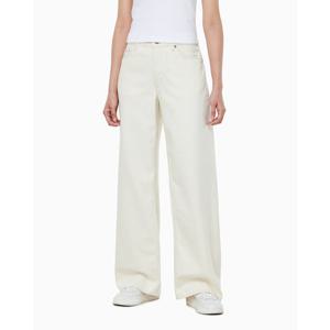 [캘빈클라인 진]여성 CK 로우라이즈 루즈핏 화이트진 린넨 청바지 47C721G (47C721G-ASN)