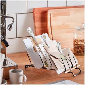 이케아 린니그 접시꽂이 블랙 28x9x8cm 주방용품 수납 소품