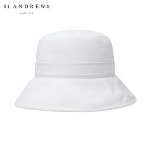 [세인트앤드류스] 여성 글리터 심볼 와이어 헴 버킷햇 821E3CP164_WH