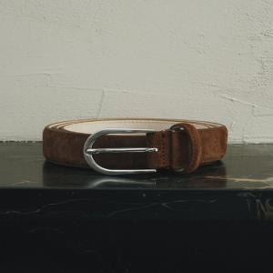 [헤지스] 남녀공용 이태리 가죽 스웨이드 벨트[HJBE5F026W3]