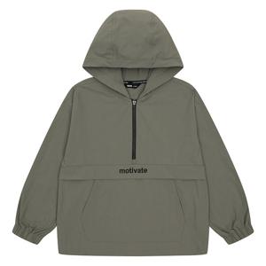 소이 여아 나일론 스판 후드 아노락 점퍼 23F0132_KH