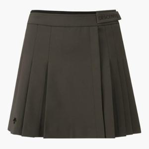 데상트골프스커트 GQC DP32WFSK93-DKHG 여성 플리츠 A라인 스커트 / Dark Khaki