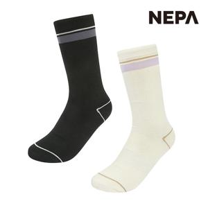 네파 여성 C-TR 오버크루 장목 양말 7J28313
