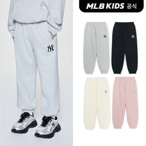 [MLB 키즈] (공식) 베이직 스몰로고 조거 팬츠 (4color)