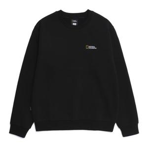 내셔널지오그래픽N253USW910 폴하스 스몰로고 맨투맨 BLACK