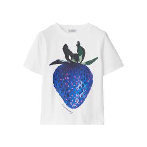 키즈 버버리 티셔츠 8092415 A1464 White