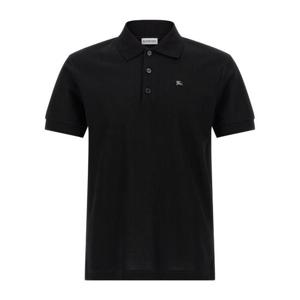 버버리 메탈 EKD 코튼 폴로 셔츠 8116183BLACK Black