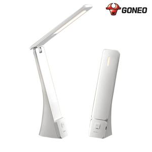 고네오 심플 LED스탠드 5W 3색변환 LED스텐드 독서등 책상용 휴대용 캠핑용 USB 충전식 C타입 무전선(wireless)