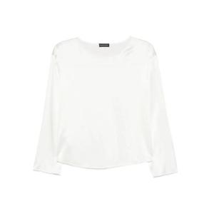엠포리오 아르마니 블라우스 EW002198 AF17300 U0006 WARM WHITE