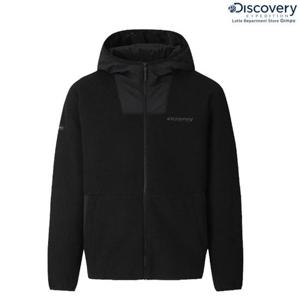 디스커버리 25FW 남성 자가드 플리스 후드 자켓 DMSS33054BKS GPWJ