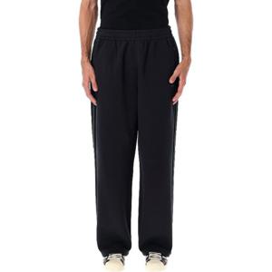 아디다스 3-스트라이프 루즈핏 트랙 팬츠 JV7593 BLACK