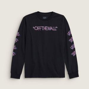 반스 키즈 스크리블 패스트 긴소매 티셔츠 VN000PY5BLK