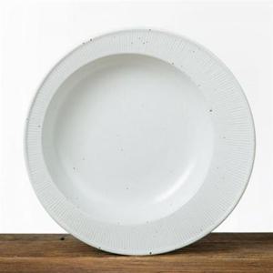 ksr 이천도자기 달 화이트 파스타볼 25cm 그릇 식기 도자기 접시 원형 원접시