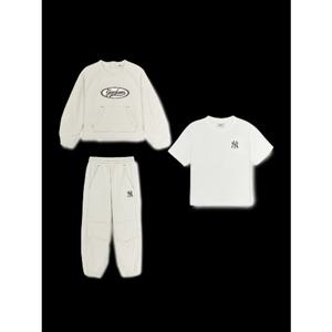 [MLB키즈DB] 스트릿 베이직 여아 우븐 맨투맨 3 세트 (3color)(7FS2B1356)