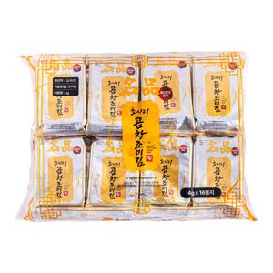 [너트리] 곱창 조미김 초사리 도시락김 4g 16봉