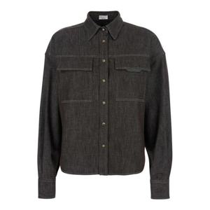 브루넬로 쿠치넬리 셔츠 MB148MY516C003 Brown