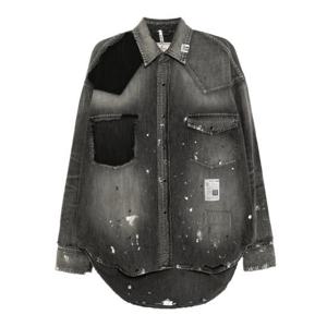 메종 미하라 야스히로 데님 셔츠 J15SH125 BLACK