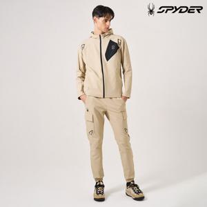 [스파이더] 남성 기모 우븐 테리 조거 팬츠 SPKWCNFP209MBEG