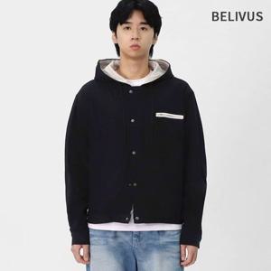 빌리버스 남성 데일리 루즈핏 후드집업 트렌드 배색포인트 간절기 자켓 BRAT115