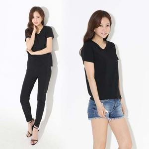 도언 티엘르 반팔 브이넥티 SD-220410