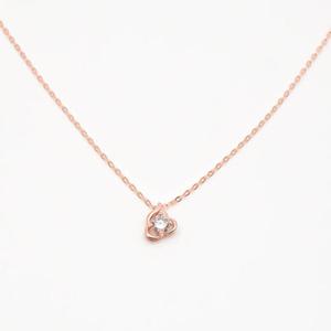 오팔하우스 14k 꼬냑다이아 목걸이 OPPKN061