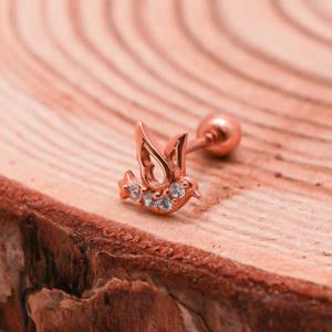 오팔하우스 14k 버드 피어싱 OPDJE784