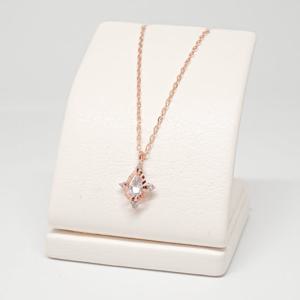 오팔하우스 14k 물방울 큐빅 목걸이 OPPKN842