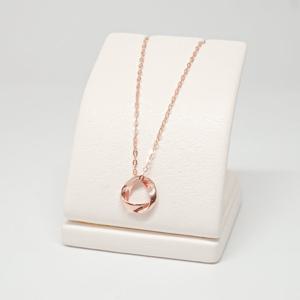 오팔하우스 14k 민자 웨이브 목걸이 OPPKN836