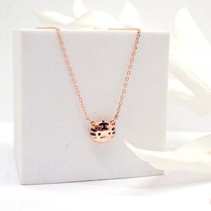 오팔하우스 14k 귀여운 호랑이 목걸이 OPDLN6375