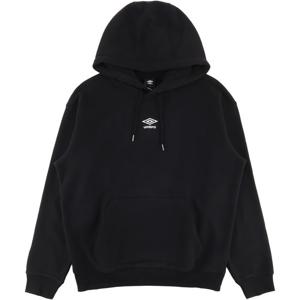 엄브로 에센셜 기모 스몰로고 후드 티셔츠 UQ423CHDO1BLK