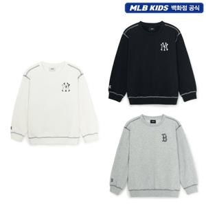 MLB키즈 스트릿 베이직 로고 아트웍 맨투맨 7AMTB0654