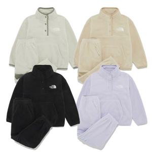 노스페이스 키즈 NT7TR58 ALL 파인콘 플리스 상하세트