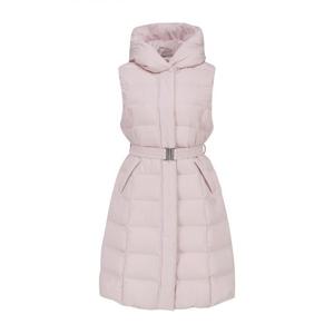 M 파리게이츠골프패딩 NQC 521D4JV501_PK 여성 후드 벨티드 구스 다운 롱 베스트