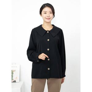 [모슬린]엄마옷 빅카라 긴팔 블라우스 515FGH009 마담/중년여성/