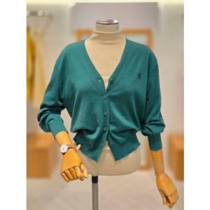 [레코브] 울혼방로고자수브이넥가디건 LC61E9KC524A