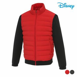 [디즈니골프]남성 심플 배색 넥 포인트 덕다운 패딩 점퍼 DP4MJB031