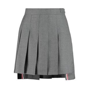 THOM BROWNE 톰브라운 25 RWB 탭 드롭백 수퍼 120수 울 플리츠 숏 스커트 (FGC402V 00626 035)