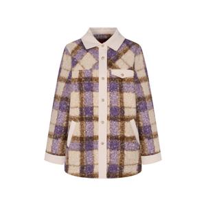 [크로커다일 레이디]체크 플리스 체크 자켓 CLEWJK201